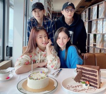 ​青春回忆！棒棒堂与黑涩会美眉世纪大合体 王子庆祝丫头32岁生日