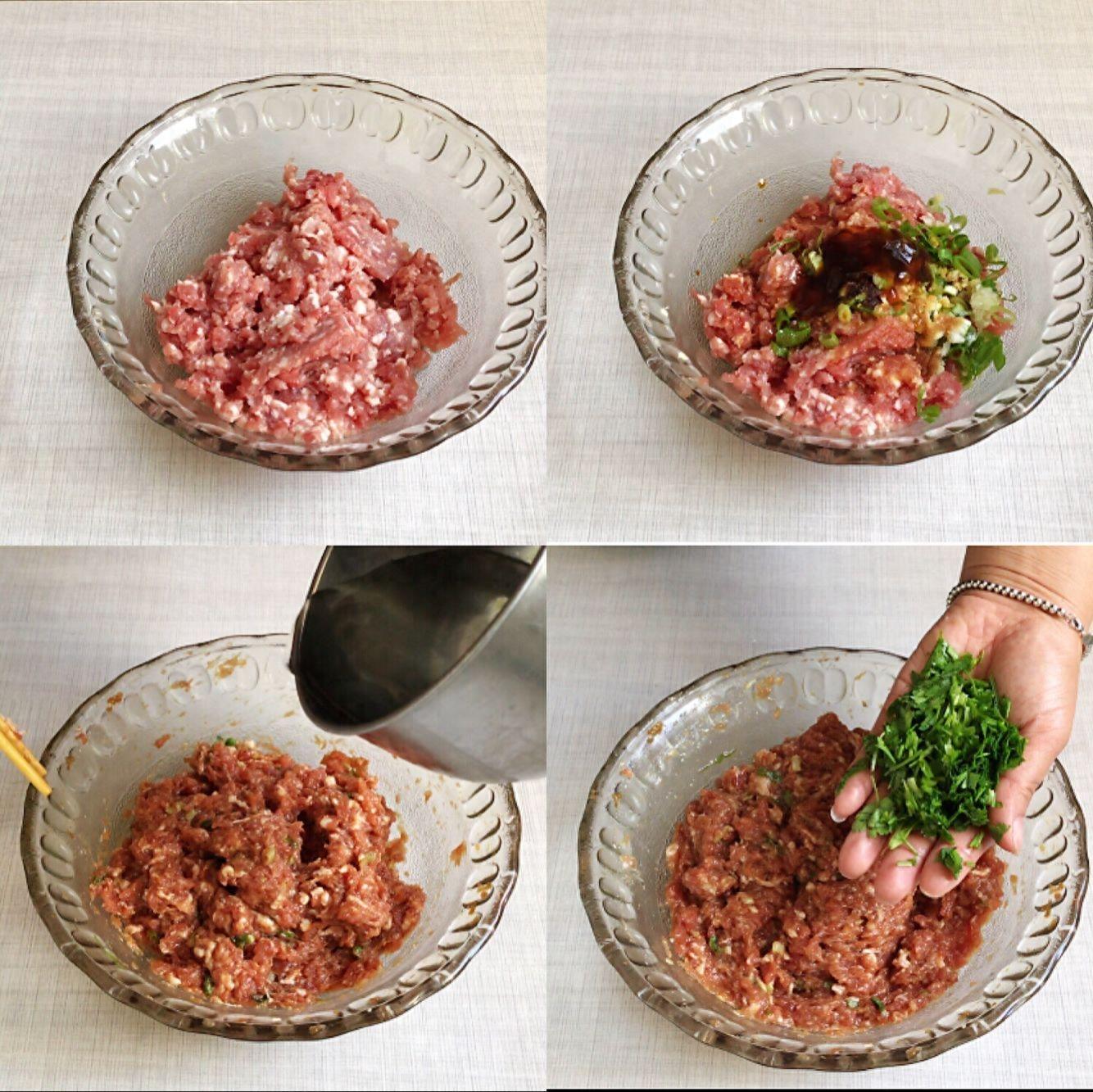 肉笼的简单做法,不会包 包子饺子的看这里