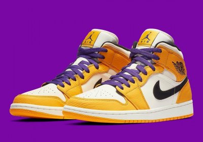 ​致敬伟大，AJ Mid“湖人”释出