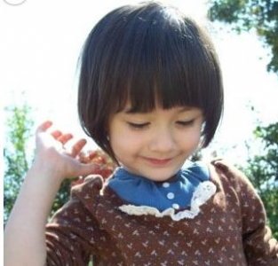 ​适合小公主的短发 干净漂亮的小女孩发型