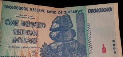 ​唯一让天地银行认输的货币：津巴布韦100万亿面值货币已成过去