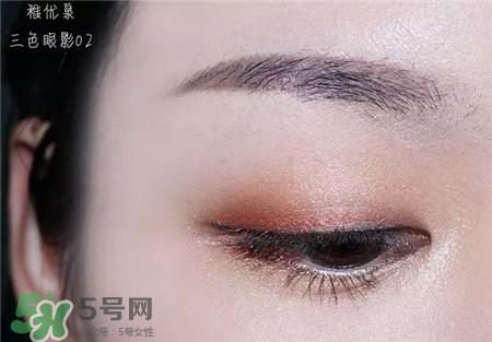 稚优泉三色眼影色号 稚优泉三色眼影试色