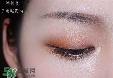 稚优泉三色眼影色号 稚优泉三色眼影试色