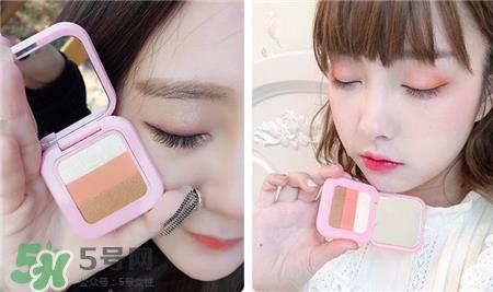 稚优泉三色眼影色号 稚优泉三色眼影试色