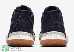 nike kyrie 3黑黄泼墨款多少钱？耐克欧文三代黑黄配色专柜价格