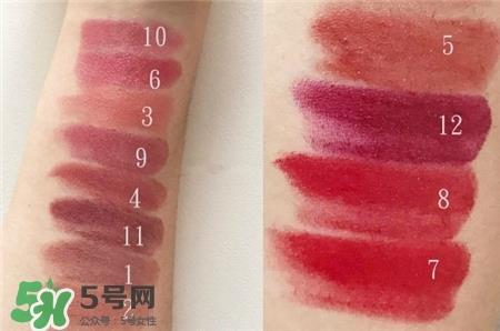 cpb奢华艳光订制唇膏色号 cpb奢华艳光订制唇膏试色