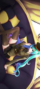 黑化版的初音未来(初音未来游戏壁纸)