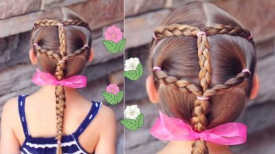 ​出门前学会8-12岁女孩发型花式绑扎（简单易学）