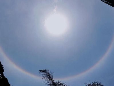​日晕是什么，“月晕而风，日晕则雨。”什么意思？
