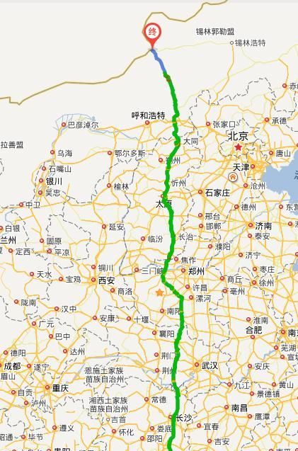 二广高速公路，二广高速全程路线图？图1